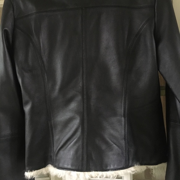 Host Pick! Wilsons Pelle Studio Leather Biker Jacket - Picture 11 of 14